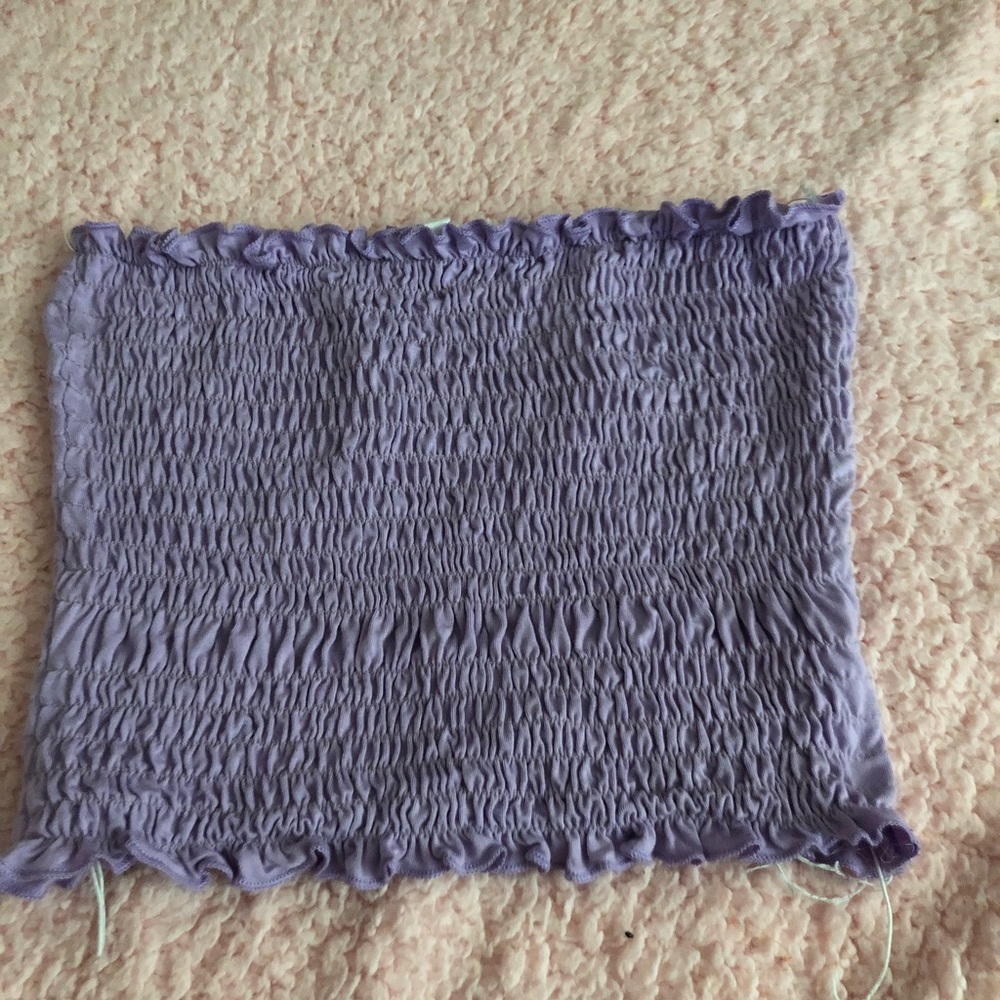 purple tube top